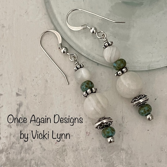 Hand Crafted Jewelry - ARTISAN Earrings - “Gentle Breeze” Dangles